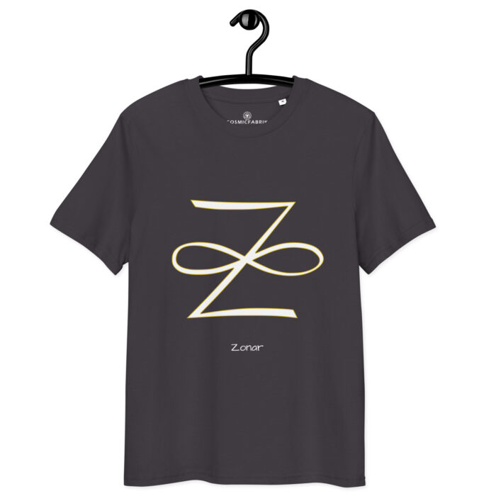 T-shirt Zonar blanc contour or – Guérison karmique et protection – Image 5