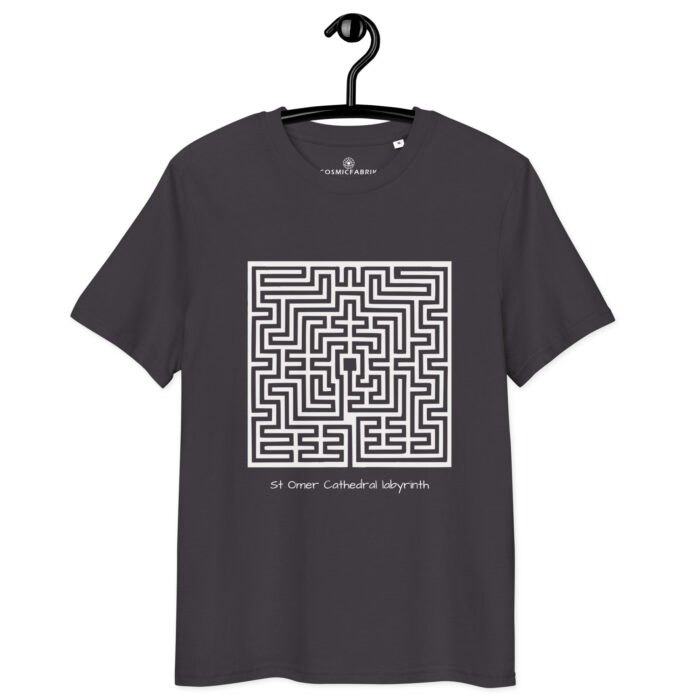 T-shirt Labyrinthe de Saint-Omer blanc coton bio – Image 5