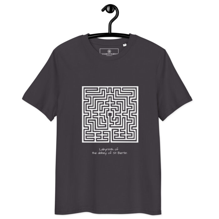 T-shirt Labyrinthe St-Bertin blanc – illumination – Image 5