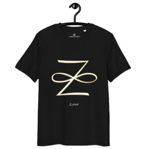 T-shirt Zonar blanc contour or – Guérison karmique et protection