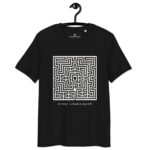 T-shirt Labyrinthe de Saint-Omer blanc coton bio