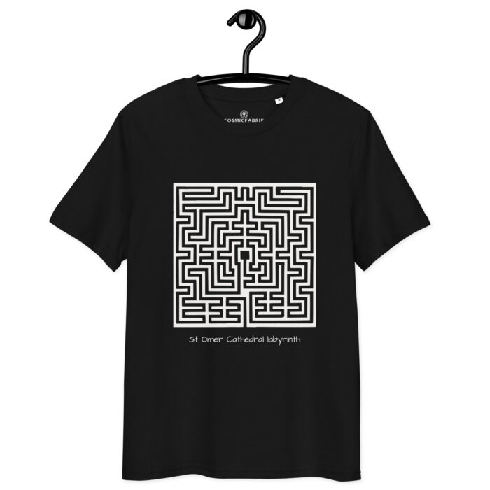 T-shirt Labyrinthe de Saint-Omer blanc coton bio