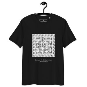 T-shirt Labyrinthe St-Servais blanc – orientation claire