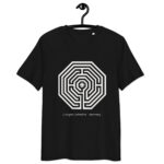 T-shirt Labyrinthe Cologne noir – focus intérieur