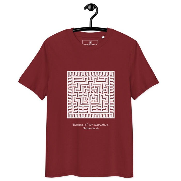 T-shirt Labyrinthe St-Servais blanc – orientation claire – Image 4