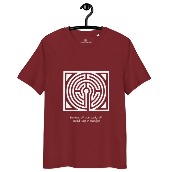 T-shirt Labyrinthe Guingamp blanc – clarté spirituelle – Image 4