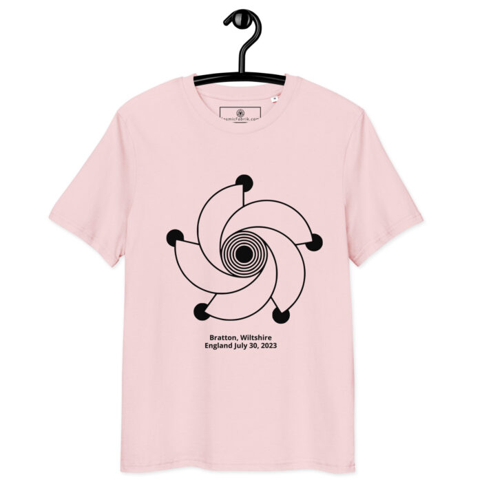 T-shirt crop circle Bratton noir – Géométrie 5 branches – Image 9