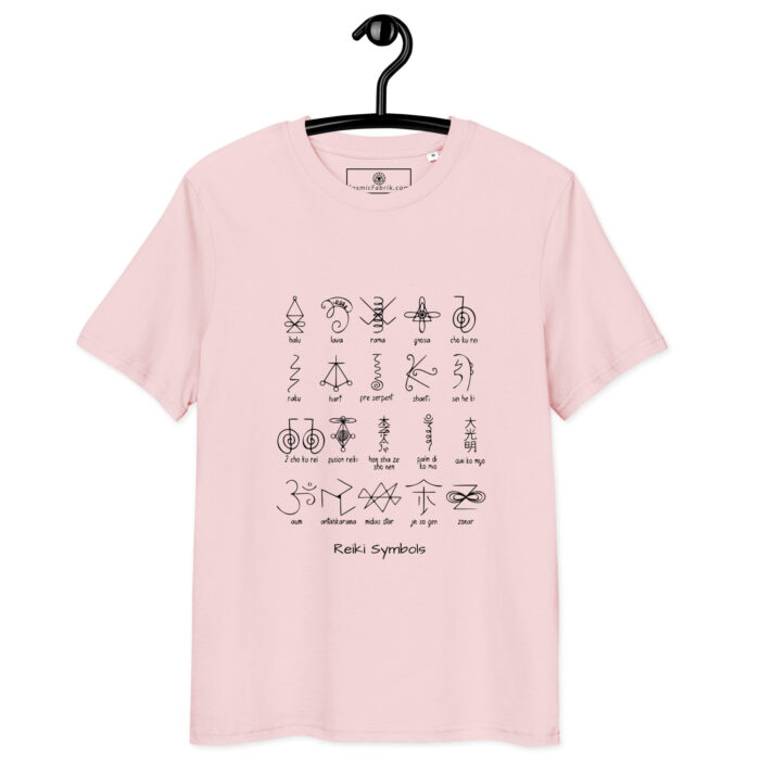 T-shirt symboles Reiki noirs – Intégration et stabilité vibratoire – Image 9