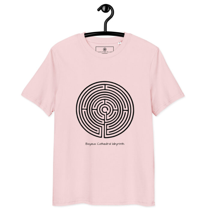 T-shirt Labyrinthe de Bayeux noir coton bio – Image 8