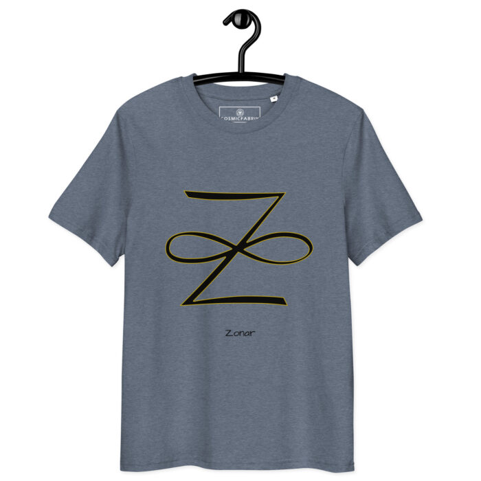 T-shirt Zonar noir contour or – Guérison karmique et compassion – Image 4
