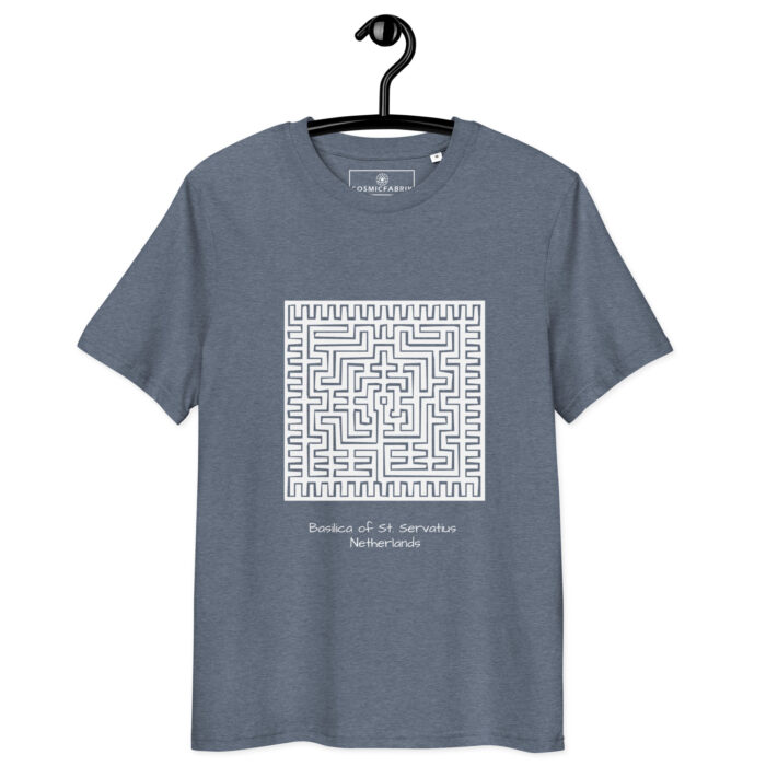 T-shirt Labyrinthe St-Servais blanc – orientation claire – Image 9