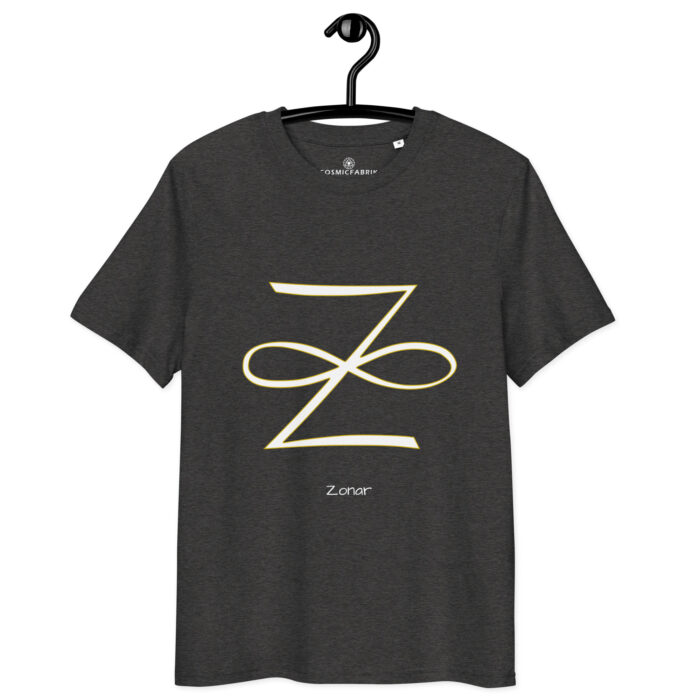T-shirt Zonar blanc contour or – Guérison karmique et protection – Image 3
