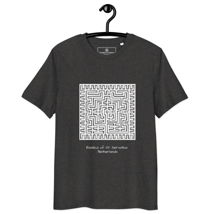T-shirt Labyrinthe St-Servais blanc – orientation claire – Image 3