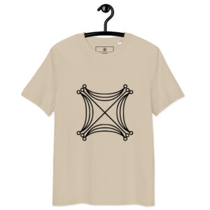 T-shirt sigil lune noir – Intuition et cycles naturels