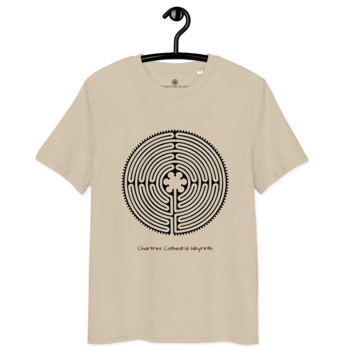 T-shirt Labyrinthe de Chartres noir – Image 7