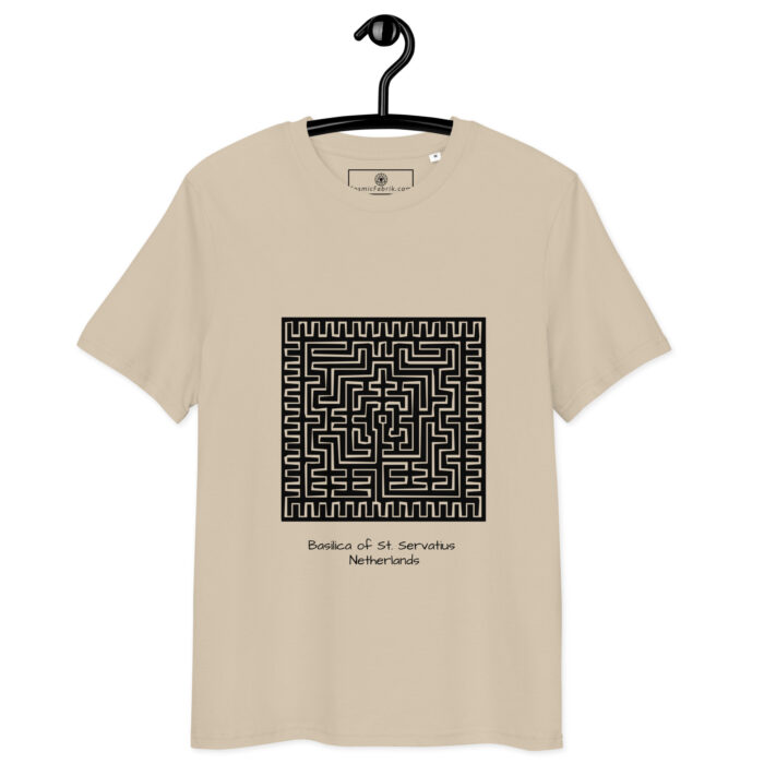 T-shirt Labyrinthe St-Servais noir – orientation claire – Image 7