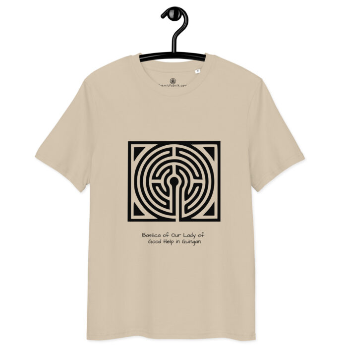 T-shirt Labyrinthe Guingamp noir – sagesse mariale – Image 7