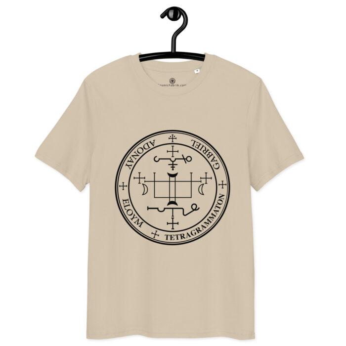 T-shirt Sceau Archange Gabriel noir intuition – Image 7