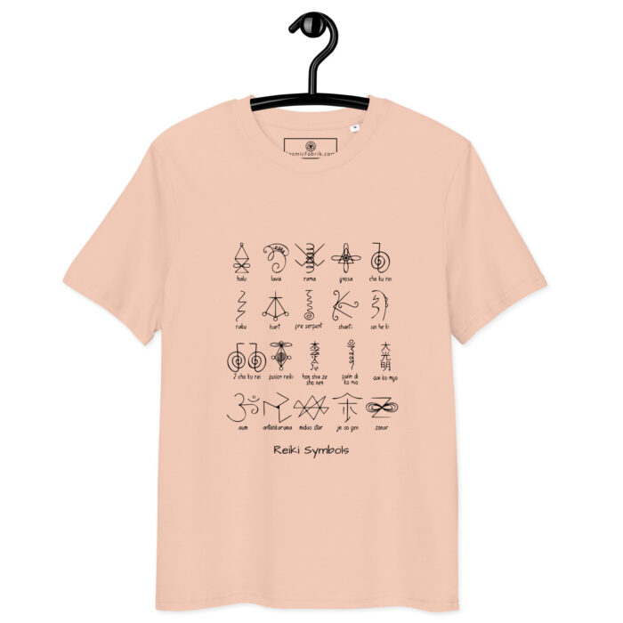 T-shirt symboles Reiki noirs – Intégration et stabilité vibratoire – Image 8