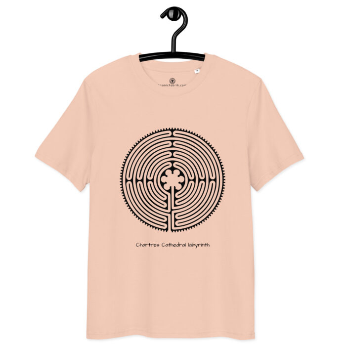 T-shirt Labyrinthe de Chartres noir – Image 8