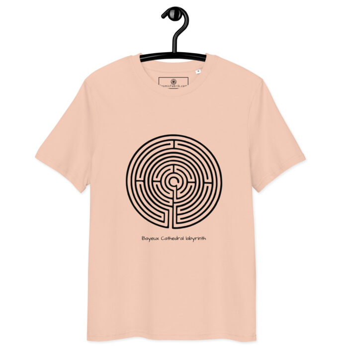 T-shirt Labyrinthe de Bayeux noir coton bio – Image 7