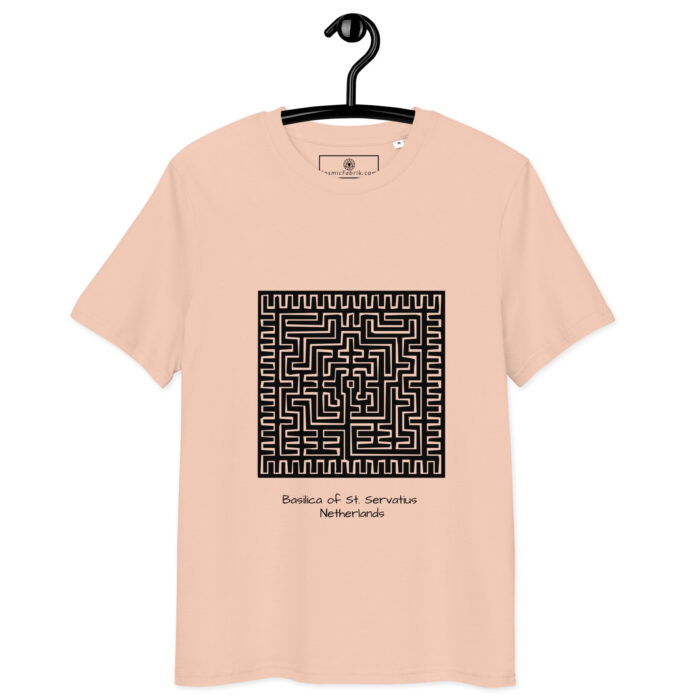 T-shirt Labyrinthe St-Servais noir – orientation claire – Image 8