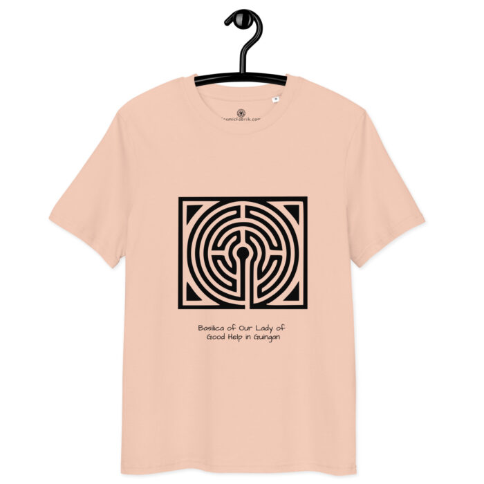 T-shirt Labyrinthe Guingamp noir – sagesse mariale – Image 8