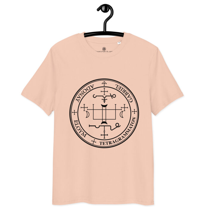 T-shirt Sceau Archange Gabriel noir intuition – Image 8