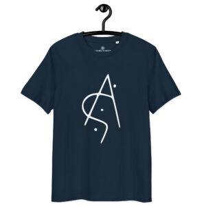 T-shirt sigil focus discipline blanc – Concentration et clarté