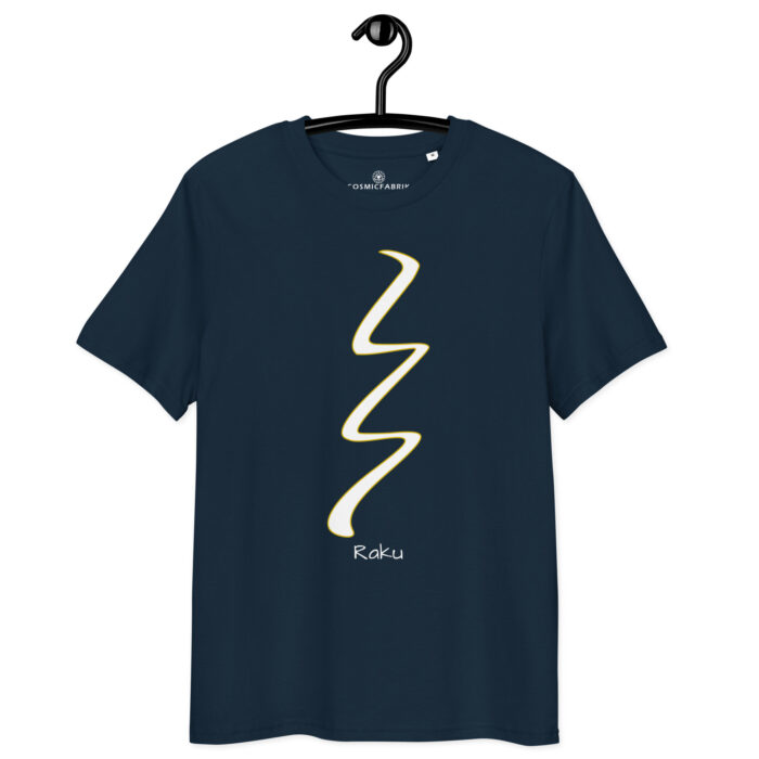 T-shirt Raku noir contour or – Ancrage et clôture énergétique – Image 2