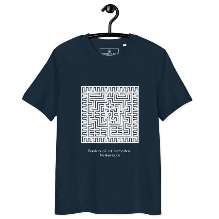 T-shirt Labyrinthe St-Servais blanc – orientation claire – Image 2