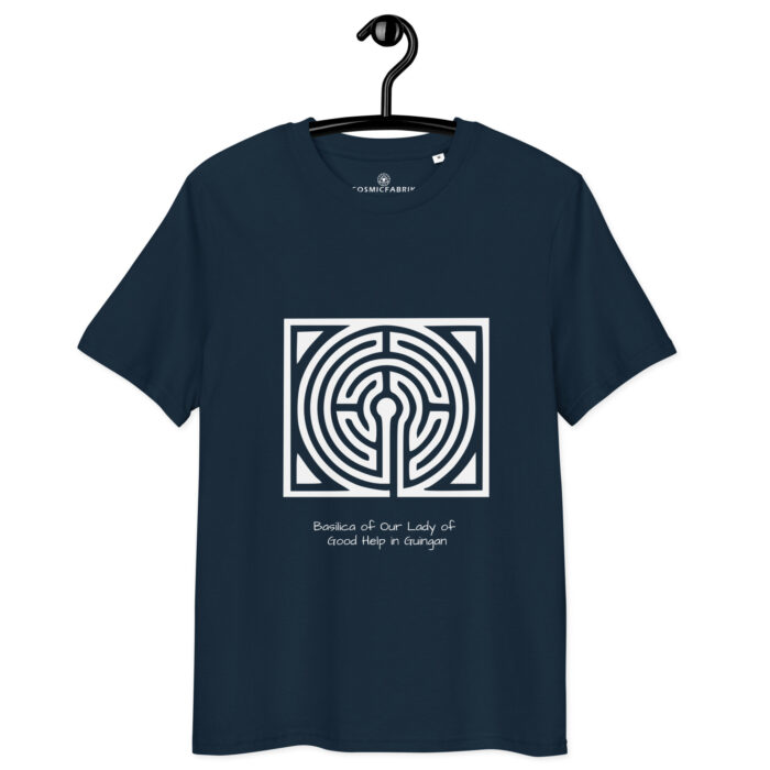 T-shirt Labyrinthe Guingamp blanc – clarté spirituelle – Image 2