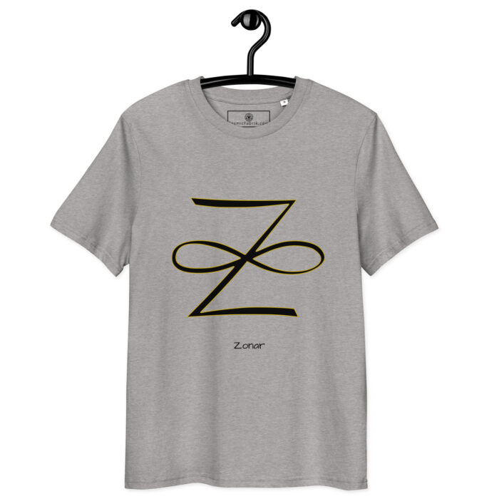 T-shirt Zonar noir contour or – Guérison karmique et compassion – Image 5