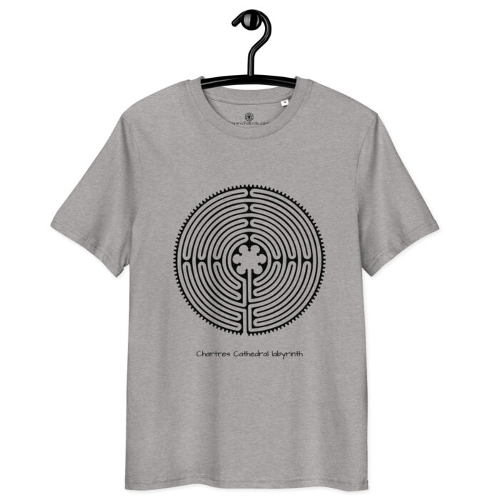 T-shirt Labyrinthe de Chartres noir – Image 6