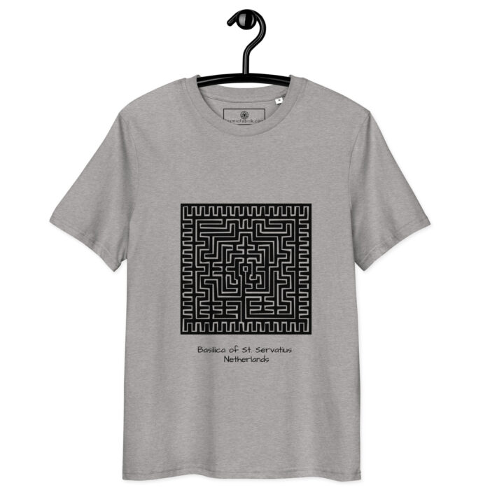 T-shirt Labyrinthe St-Servais noir – orientation claire – Image 6
