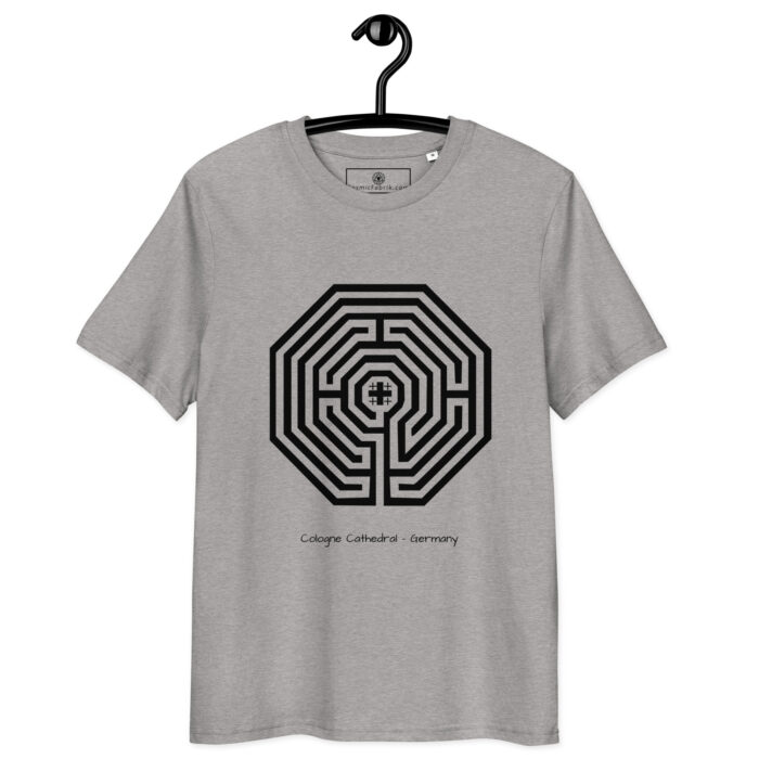 T-shirt Labyrinthe Cologne blanc – lumière intérieure – Image 6