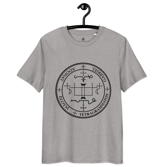T-shirt Sceau Archange Gabriel noir intuition – Image 6