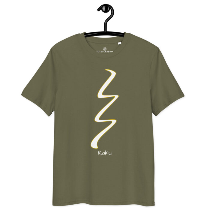 T-shirt Raku noir contour or – Ancrage et clôture énergétique – Image 8