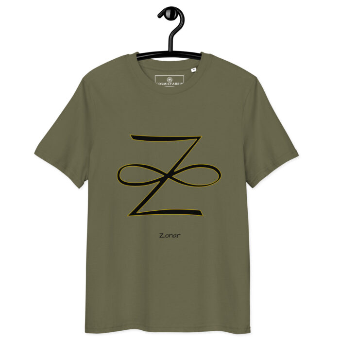 T-shirt Zonar noir contour or – Guérison karmique et compassion – Image 3