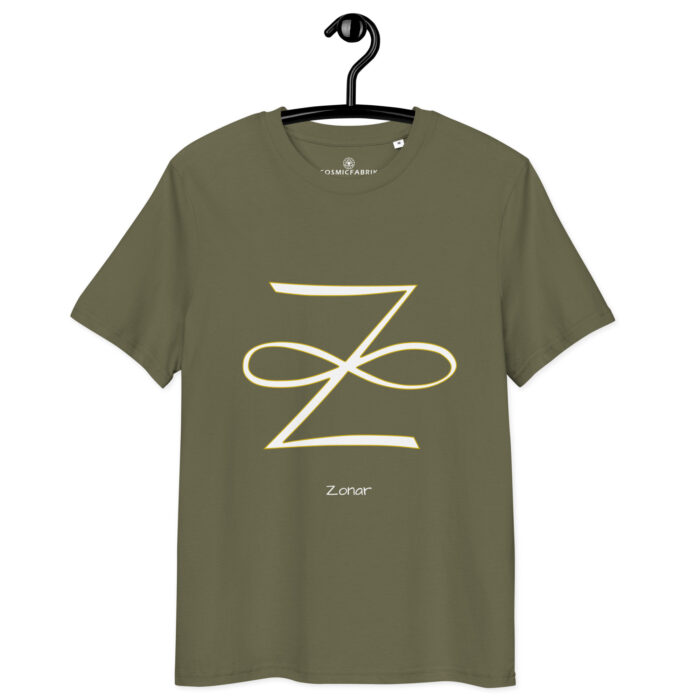 T-shirt Zonar blanc contour or – Guérison karmique et protection – Image 8