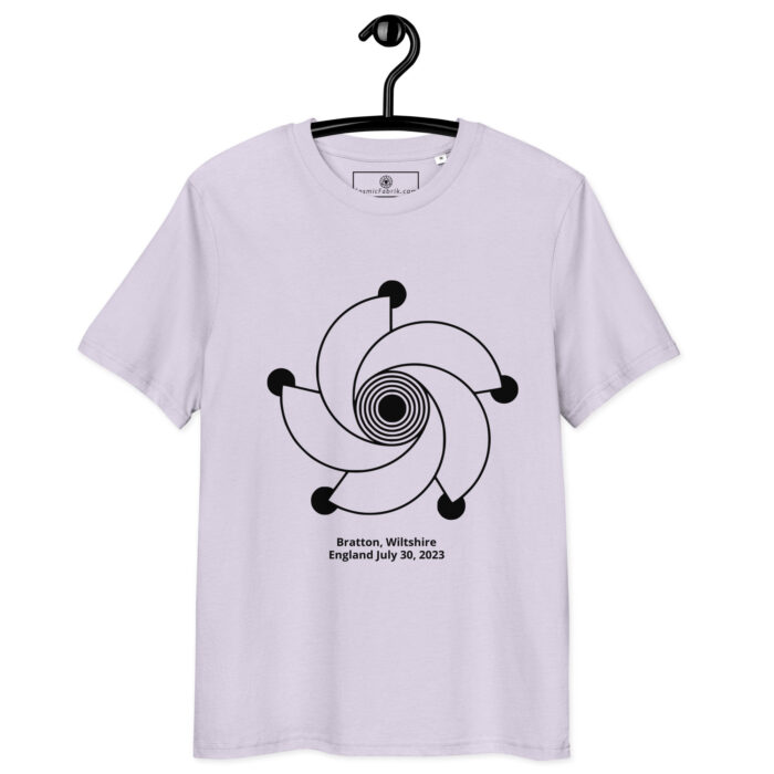 T-shirt crop circle Bratton noir – Géométrie 5 branches – Image 10