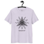 T-shirt Gussage 2014 – Crop Circle Étoile Cosmique en coton bio