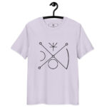 T-shirt sigil Vénus noir – Amour et esthétique relationnelle