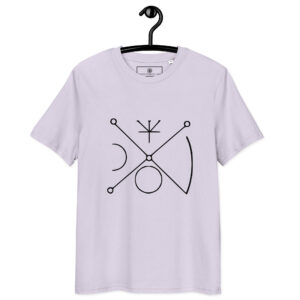 T-shirt sigil Vénus noir – Amour et esthétique relationnelle
