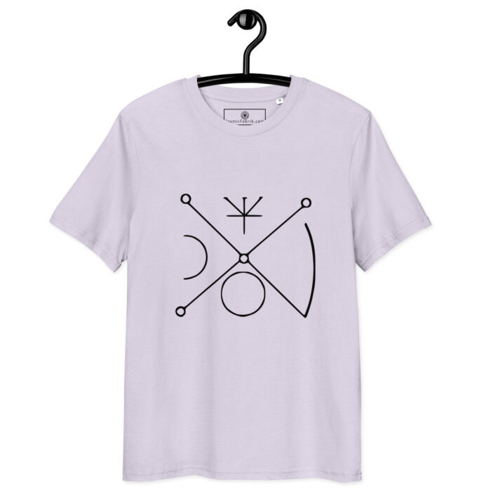 T-shirt sigil Vénus noir – Amour et esthétique relationnelle