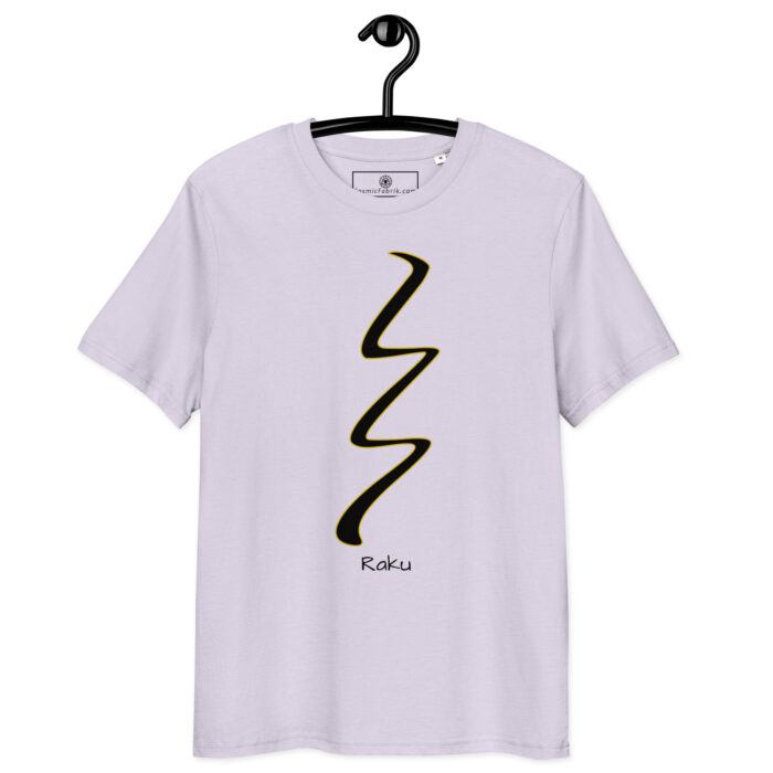 T-shirt Raku blanc contour or – Ancrage énergétique et libération – Image 11
