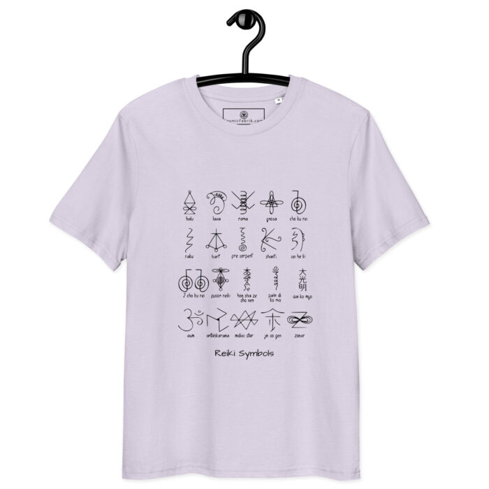 T-shirt symboles Reiki noirs – Intégration et stabilité vibratoire – Image 10