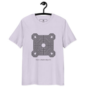 T-shirt Labyrinthe de Reims noir – chemin disparu
