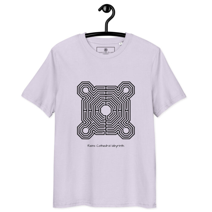 T-shirt Labyrinthe de Reims noir – chemin disparu