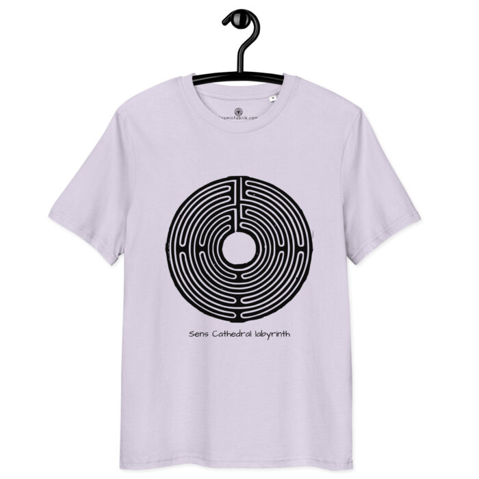 T-shirt Labyrinthe de Sens noir coton bio – Image 10